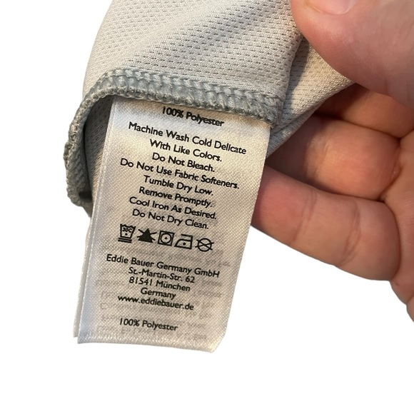 Eddie Bauer Free Dry Spell Out Polo, Gray, Size 2XL, NWT - Picture 4 of 7